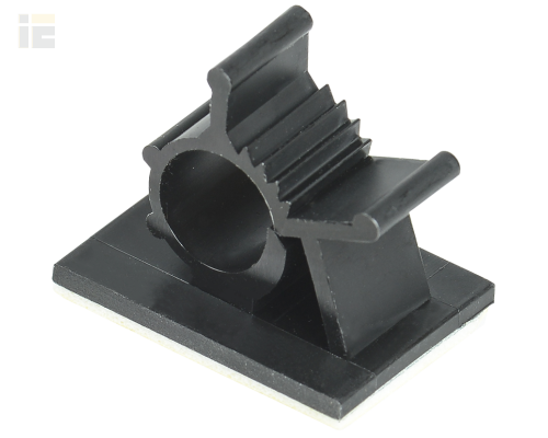 UHP40-D10-K02 | Клипса самоклеящаяся КС-10 черная (24 шт) | IEK