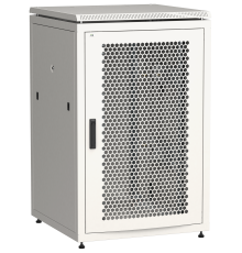 ITK LINEA N Шкаф сетевой 19 24U 800х800мм перфорированная передняя дверь задняя металлическая серый