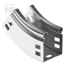ESCA Поворот плавный 45град тип В10 50х100мм IEK