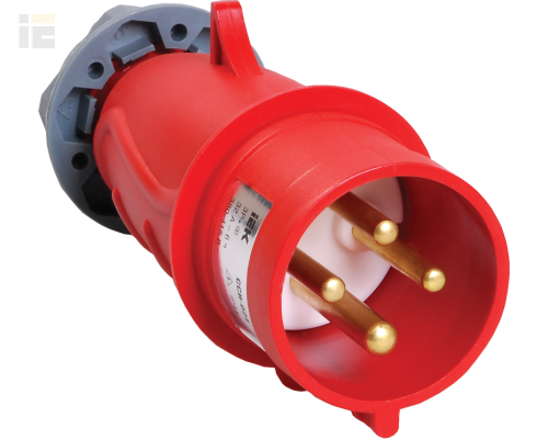 PSN02-032-4 | Вилка переносная ССИ-024 32А-6ч/380-415В 3Р+РЕ IP44 MAGNUM | IEK