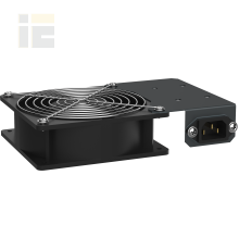 ITK Вентиляторная панель 1 модуль питание С14 без кабеля питания для шкафа 10 серии LINEA WS черная