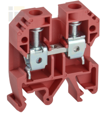 Клемма винтовая КВИ-10мм2 красная IEK
