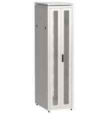 ITK LINEA N Шкаф сетевой 19 47U 600х800мм двери передняя двустворчатая перфорированная задняя перфорированная серый