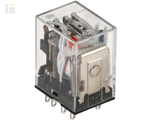 RRP20-4-03-024D-LED | Реле промежуточное РЭК78/4(MY4) с индикацией 3А 24В DC | IEK