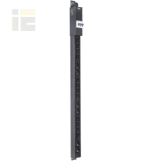 ITK BASE PDU вертикальный PV1113 25U 3 фазы 32А 6 розеток SCHUKO (немецкий стандарт) + 12 розеток C13 с клеммной колодкой и кабелем 3м вилка IEC60309 (промышленная)