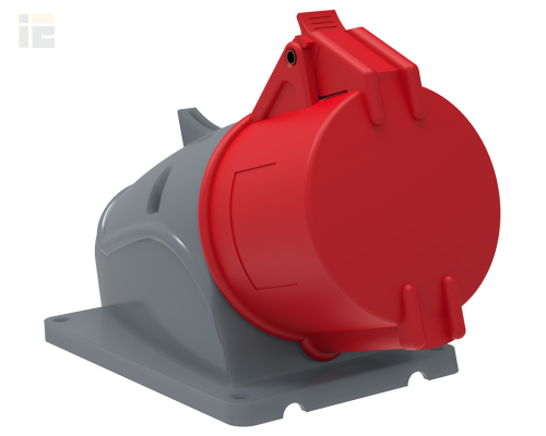 PSN12-032-5 | Розетка стационарная ССИ-125 32А-6ч/200/346-240/415В 3Р+РЕ+N IP44 MAGNUM | IEK