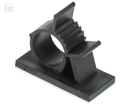 UHP40-D15-K02 | Клипса самоклеящаяся КС-15 черная (24шт) | IEK