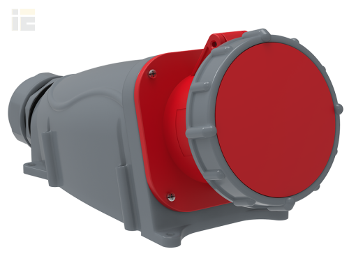 PSN12-125-5 | Розетка стационарная ССИ-145 125А-6ч/200/346-240/415В 3Р+РЕ+N IP67 MAGNUM | IEK