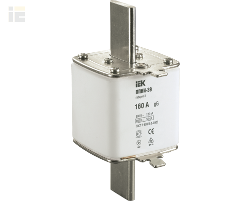DPP50-160 | Плавкая вставка предохранителя ППНИ-39 габарит 3 160А | IEK