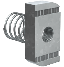 Гайка канальная с пружиной М10х40 IEK