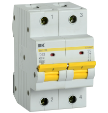 KARAT Автоматический выключатель ВА47-150 2P D 63А 15кА IEK