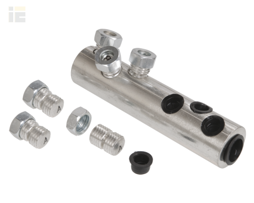 UZA-29-S25-S95-35 | Алюминиевая механическая гильза со срывными болтами АМГ 25-95 до 35кВ | IEK