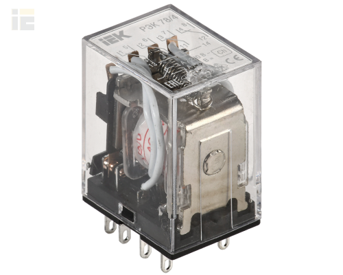 RRP20-4-03-024A | Реле промежуточное РЭК78/4(MY4) 3А 24В АC | IEK