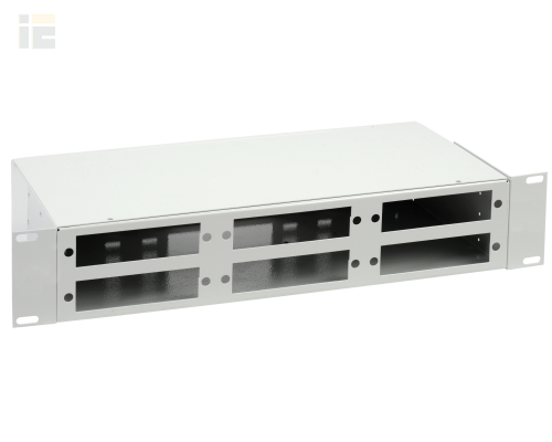 FOBX48-2U-000 | ITK 2U Оптический распределительный кросс до 48 портов (без планок, под 8п-6шт) |