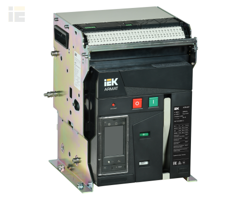 AR-ACB-3FA-066-1600A-TTCF | ARMAT Воздушный автоматический выключатель стационарного исполнения 3P типоразмер A 66кА 1600А расцепитель TT с комплектом аксессуаров 220В: мотор привод независимый расцепитель катушка отключения | IEK