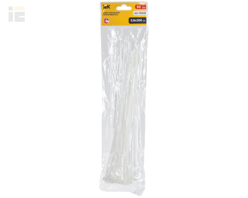 UHH20-D036-300-050 | Хомут 3,6х300мм нейлон (50шт) | IEK