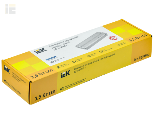 LDPA0-5045-1-54-K01 | LIGHTING Светильник аварийный ДПА 5045-1 постоянного/непостоянного действия 1ч IP54 | IEK