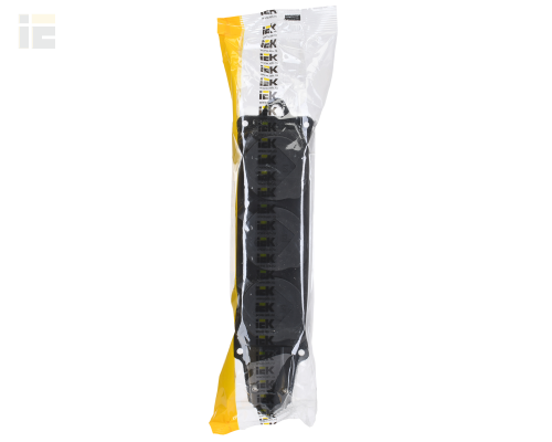 PKR61-016-2-K02 | Розетка (колодка) 3-местная РБ33-1-0м с защитными крышками IP44 ОМЕГА каучук | IEK