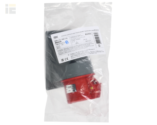 PSN12-016-5 | Розетка стационарная ССИ-115 16А-6ч/200/346-240/415В 3Р+РЕ+N IP44 MAGNUM | IEK