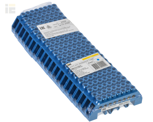 YNN10-812-8DP-K07 | Шина N ноль в комбинированном DIN-изоляторе типа Стойка ШНИ-8х12-8-КС-С | IEK