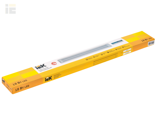 LDBO0-5003-18-4000-K03 | Светильник светодиодный линейный ДБО 5003 18Вт 4000К IP20 600мм алюминий | IEK