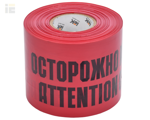 UST20-100-300-200-K04 | Лента сигнальная ЛСЭ-300 Осторожно кабель (300мм-200мкм) 100м | IEK
