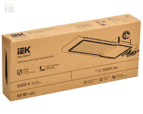 LDKU1-1013-050-5000-K03 | Светильник светодиодный ДКУ 1013-50Д 5000К IP65 | IEK