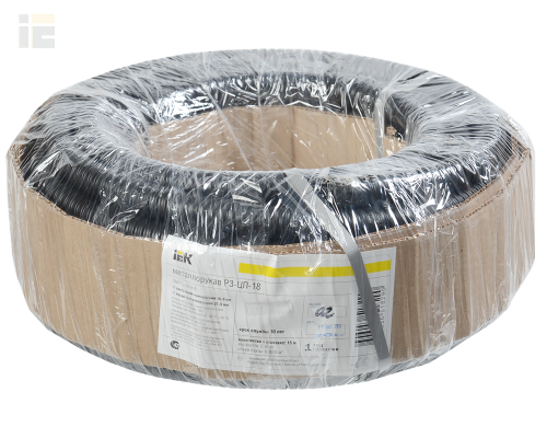 CMP10-18-015 | Металлорукав Р3-ЦПнг-18 с протяжкой черный (15м) | IEK