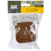 ETH10-K24 | Розетка одноместная для открытой установки телефонная РТ20-ХД GLORY дуб | IEK