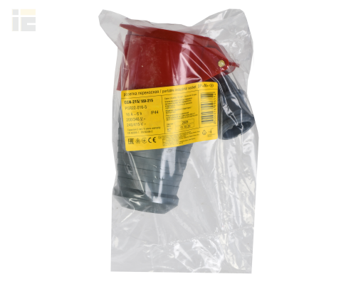 PSR22-016-5 | Розетка переносная ССИ-215 3Р+РЕ+N 16А 380-415В IP44 | IEK