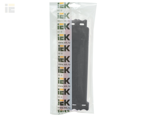 UHL10-14-210-100-K02 | Хомут-липучка ХКл 14х210мм черный (100шт) | IEK