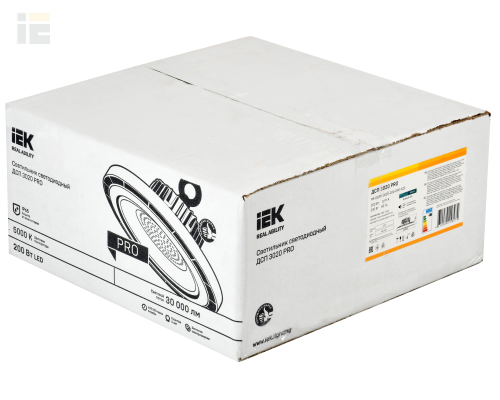 PR-DSP0-3020-200-090-K23 | PRO Светильник ДСП 3020 200Вт 90гр 5000К IP65 | IEK