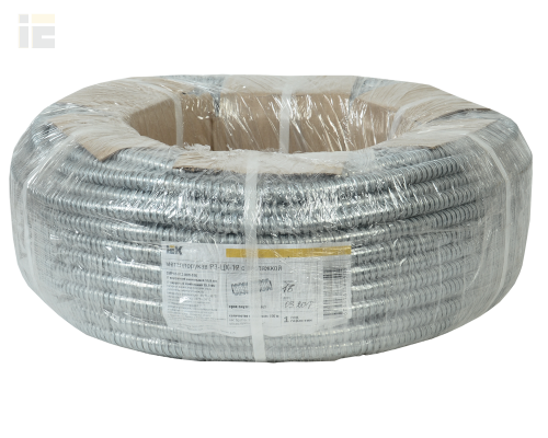 CMP18-012-K00-100 | ELASTA Металлорукав РЗ-ЦХ-12 с протяжкой (100м) | IEK