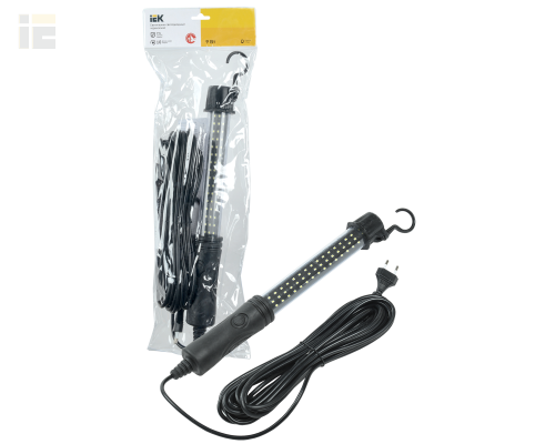 LDRO1-2061-09-10-K02 | Светильник светодиодный переносной ДРО 2061 IP54 шнур 10м черный | IEK