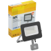 LPDO702-30-K03 | Прожектор светодиодный СДО 07-30Д с датчиком движения IP54 серый | IEK