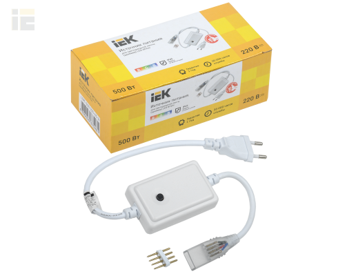 LSP1-500-220-65-14 | Драйвер LED ИПСН 500Вт 220В 14мм RGB IP44 | IEK