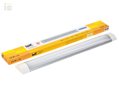 LDBO0-5003-18-4000-K03 | Светильник светодиодный линейный ДБО 5003 18Вт 4000К IP20 600мм алюминий | IEK
