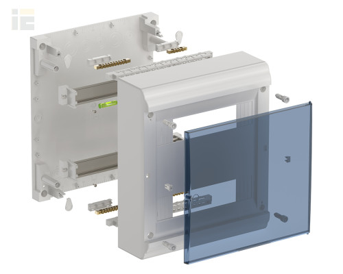 MKP82-N-24-41-10 | PRIME Корпус пластиковый ЩРН-П-24 модуля навесной белый IP41 | IEK