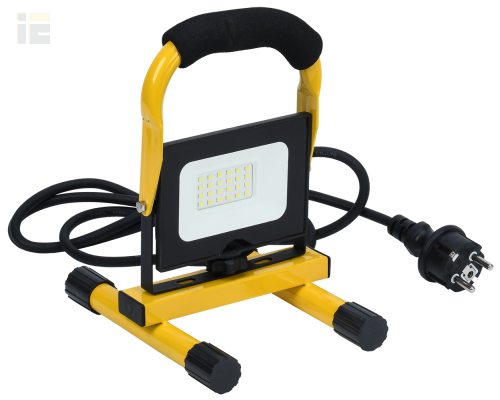 LPDO603-020-65-K02 | Прожектор светодиодный СДО 06-20П переносной 6500К IP65 черный | IEK