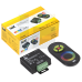 LSC1-RGB-144-RF-20-12-B | Контроллер с ПДУ радио RGB 3 канала 12В 4А 144Вт черный | IEK