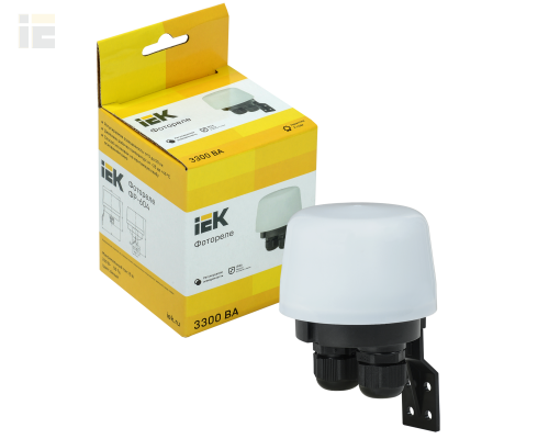 LFR20-604-3300-K01 | Фотореле ФР-604 3300ВА IP66 белый | IEK